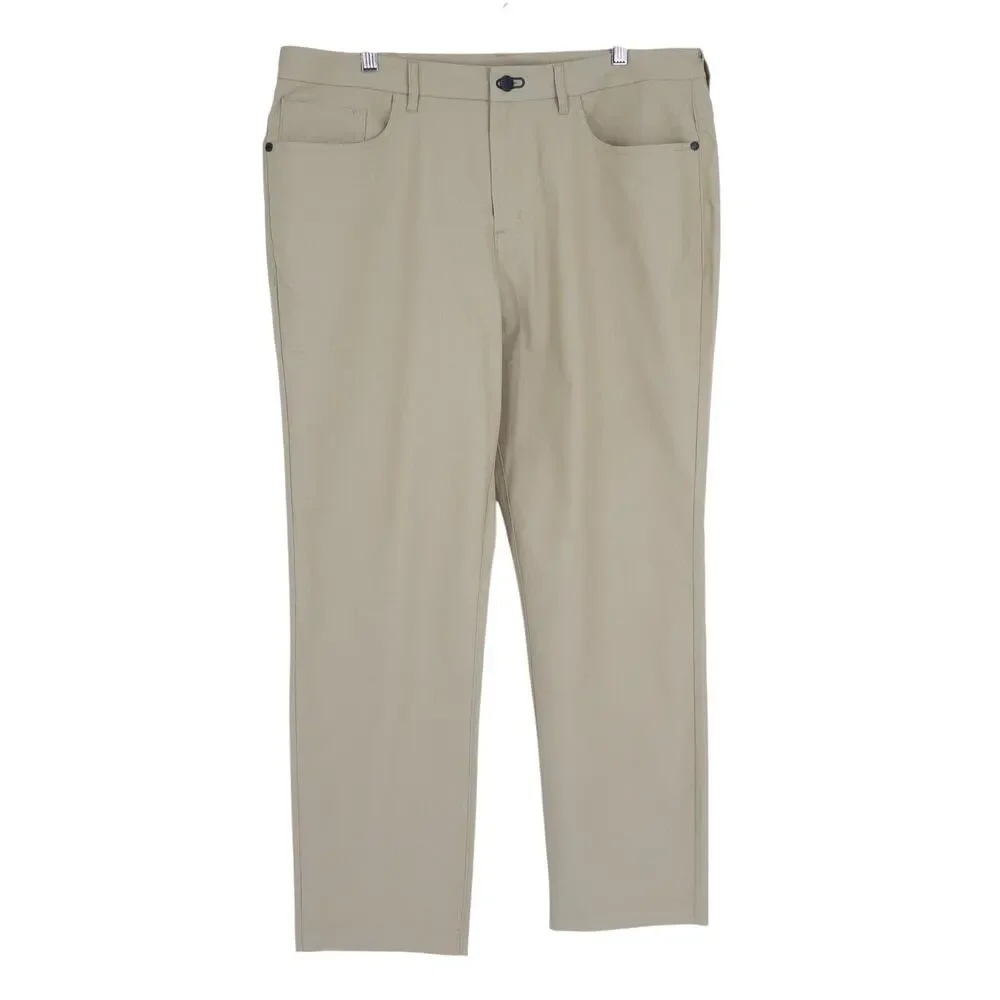 PUBLIC REC Dealmaker Straight Pants Sand Performance Chino 5 Pocket Men's 36X30